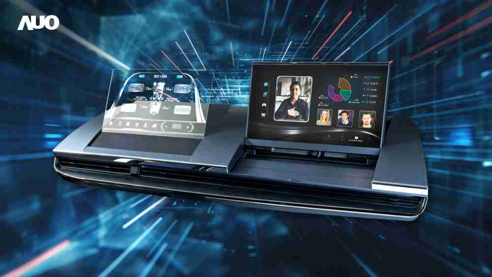 2121非凡Micro LED Display HMI解决方案打造透明Micro LED前座仪表，，呈现信息并保留驾驶视野开阔；亦为副驾驶座乘客打造收放自如的Micro LED屏幕，，在不影响显示质量的前提于显示区内建镜头，，，让用户能与视讯对象直接眼神接触，，提供绝佳的双向沟通体验